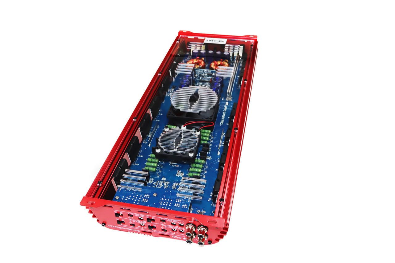 Amazon.com: DOWN4SOUND JP34 AB RED 4 Channel Car Audio Amplifier